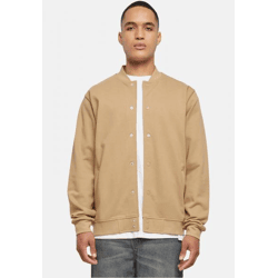 funktionale URBAN CLASSICS Herren Jacke Taschen Oversize 460 g/m² mit Baumwolle Beige