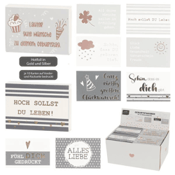 Birthday Box with 10 Wishing Cards, 2/s