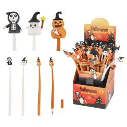 Gelschreiber Halloween, 3/s, ca. 23cmH