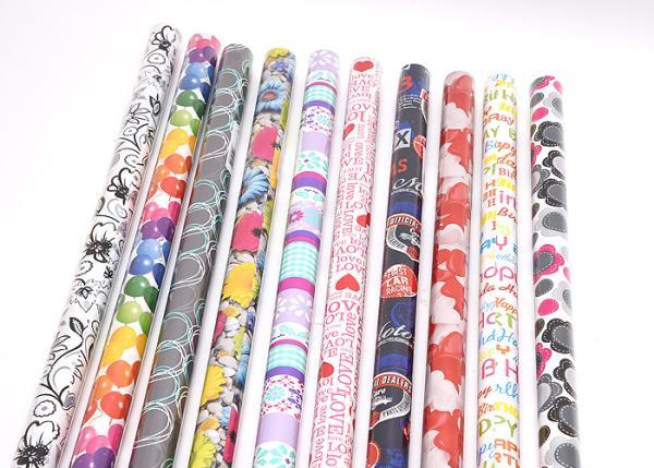 Geschenkpapier neutral 2 m x 70 cm a. Rolle, 10 fach sort