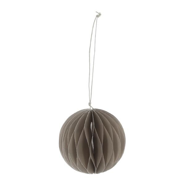 Girlande rund Honeycomb, grau, ca.150cmL