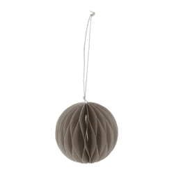 Girlande rund Honeycomb, grau, ca.150cmL