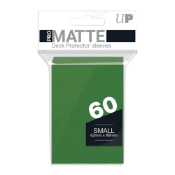Green PRO-Matte Small Deck Protector Sleeves (60)