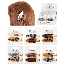 Haarspange, Klammer, Styling, Demi, 2er Set, 6/s