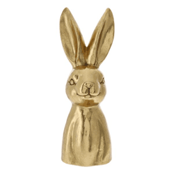 Hasenbüste, Gold, L, ca.18x51cm