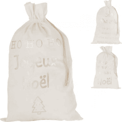 J-Line Tasche Weihnachten Französisch 80 cm 3 sortiert