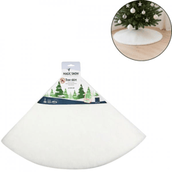 Christbaumschürze weiß 100 cm