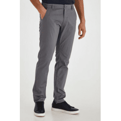 klassische BLEND BHTromp Herren Chinohose mit Reißverschluss Stoffhose 20703188ME-70147 Grau