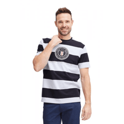 klassisches FQ1924 FQTom SS Herren T-Shirt mit Rundhals Shirt 21900645-144115 Blau
