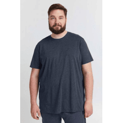 klassisches SOLID SDBedonno BT Herren T-Shirt Große Größen mit Rundhals Shirt 21300883-ME-1940101 Blau
