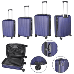 Kofferset A036 3tlg Blau