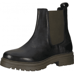 Komfortable LAZAMANI Stiefelette Schlupfschuhe für Damen 85.417 khaki-black Grün