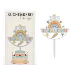 Kuchendeko, Cake Topper,Schulanfang,ca.16cmH