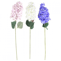 Künstliche Blume Hortensie 87 cm 3 Stück sortiert