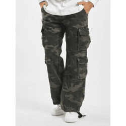 lässige Brandit Herren Jeans Kordelzug Taschen mit Baumwolle Camouflage
