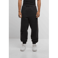 lässige Carlo Colucci Herren Hose mit Baumwolle Schwarz