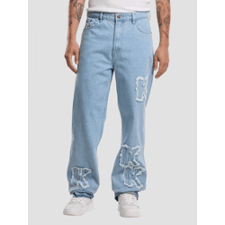 lässige Karl Kani Herren Jeans 275 g/m² mit Baumwolle Blau