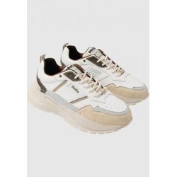 lässige MoEa Unisex Sneaker Weiß