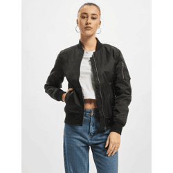 lässige URBAN CLASSICS Damen Jacke 108 g/m² Schwarz
