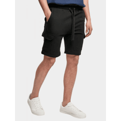 Casual Urban Classics Men's Shorts, 305 g/m², with cotton, black