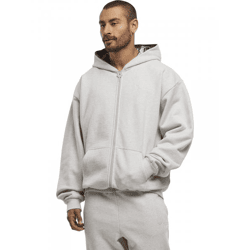 lässiger Carlo Colucci Herren Hoodie mit Baumwolle Grau