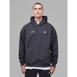 lässiger Fast and Bright Herren Hoodie mit Baumwolle Grau