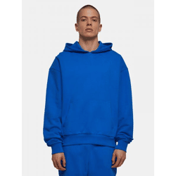 lässiger URBAN CLASSICS Herren Hoodie 460 g/m² mit Baumwolle Blau