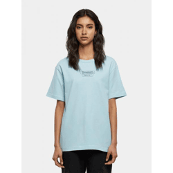 lässiges Days Beyond Damen T-Shirt 140 g/m² mit Baumwolle Hell-Blau