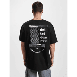 lässiges DEF Herren T-Shirt Oversize 240 g/m² mit Baumwolle Schwarz