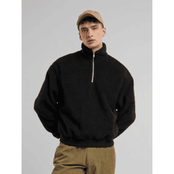lässiges URBAN CLASSICS Herren Sweatshirt Schwarz