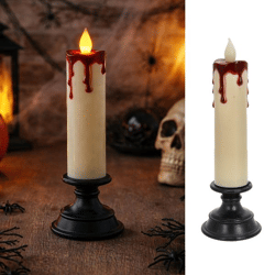 LED Kerze Blut, ca. 23cmH