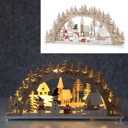 LED Schwibbogen, 30x15cm