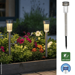 LED Solar Gartenstecker, 36x4,5cm