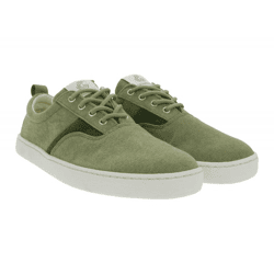leichte GROUNDIES Barfußschuhe La Paz Damen Low-Top Mesh-Sneaker mit TrueSense Sohle nachhaltige und vegane Schnür-Schuhe GND-130264-10 K