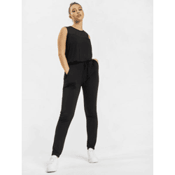 leichtes Urban Classics Damen Kleid Stretch Taschen Mesh Schwarz