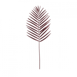 Light & Living kunsttak Palm metallic bordeaux 88 cm