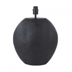 Light & Living Lampenfuß Skeld mit EU-Stecker, schwarz, 48 cm