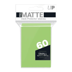 Lime Green PRO-Matte Small Deck Protector Sleeves (60)