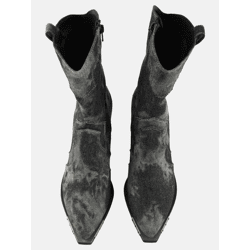 markante Buffalo Damen Boots mit Baumwolle Schwarz