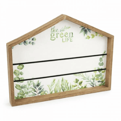 Memo Board Kartenhalter Haus Green Life 32 cm