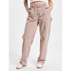moderne carhartt Damen Jeans Stretch mit Baumwolle Alt-Rosa