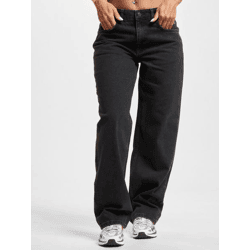 moderne DEF Damen Jeans Skinny Fit mit Baumwolle Schwarz