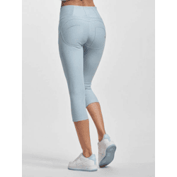 Modern Freddy Women's Cap, Skinny Fit, Zipper Pockets, Cotton, Blue