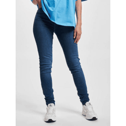 moderne LEVI´S Damen Jeans Stretch Reißverschluss Taschen mit Baumwolle Blau