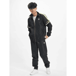 moderne Sergio Tacchini Herren Hose Schwarz