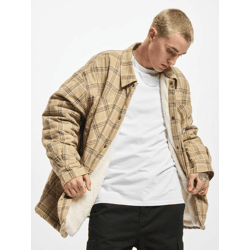moderne Southpole Herren Jacke Taschen gesteppt 175 g/m² mit Baumwolle Beige