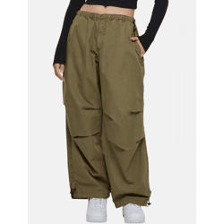 moderne Urban Classics Damen Jeans 280 g/m² mit Baumwolle Oliv-Grün
