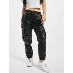 moderne Urban Classics Damen Jeans Kordelzug Taschen 225 g/m² Schwarz