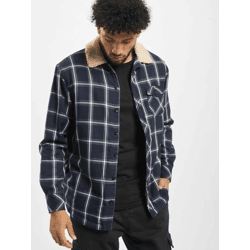 moderne URBAN CLASSICS Herren Jacke 300 g/m² Navy/Weiß