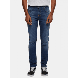 moderne Urban Classics Herren Jeans Slim Fit Stretch mit Baumwolle Blau